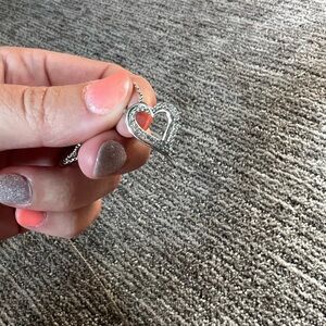 Diamond heart necklace